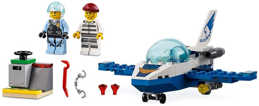 LEGO 60206 City Police Airplane Patrol, Airplane Toys, Easy to Build Toys for Kids