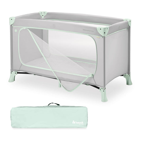 hauck travel cot baby with XL play opening, Dream N Play Plus Dusty Mint - 600993