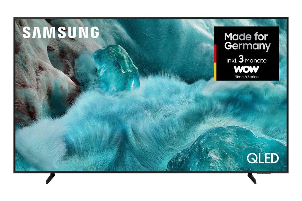 Samsung QLED Q7F2 4K 65 inch (163 cm) UHD, Q4 AI processor, Quantum Dot, Upscaling, Knox Security, Gaming Hub, Smart TV, 2025 - GQ65Q7F2AU
