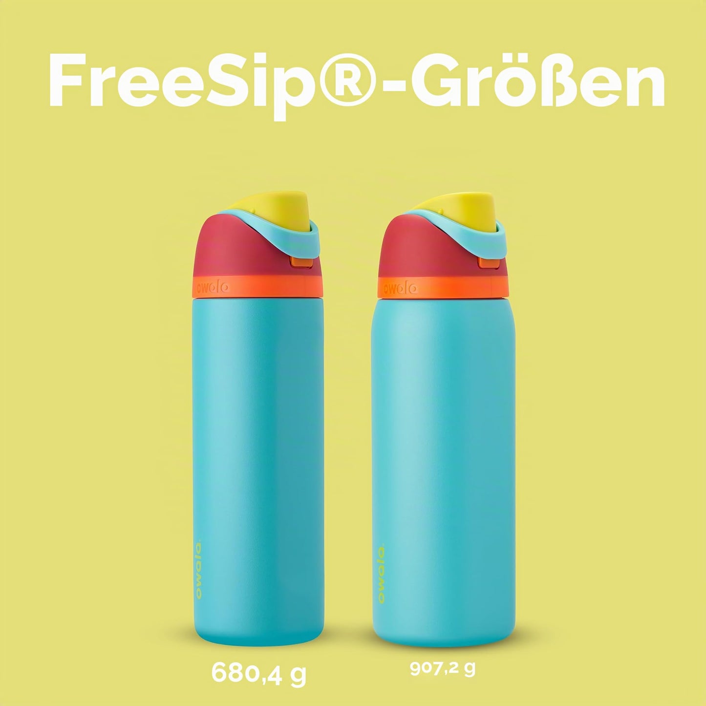 Owala FreeSip Insulated Stainless Steel Drinking Bottle with Straw, 710ml - BPA Free, Ideal for Sports, Fitness, Outdoor and Travel, Summer Sweetness - C06054