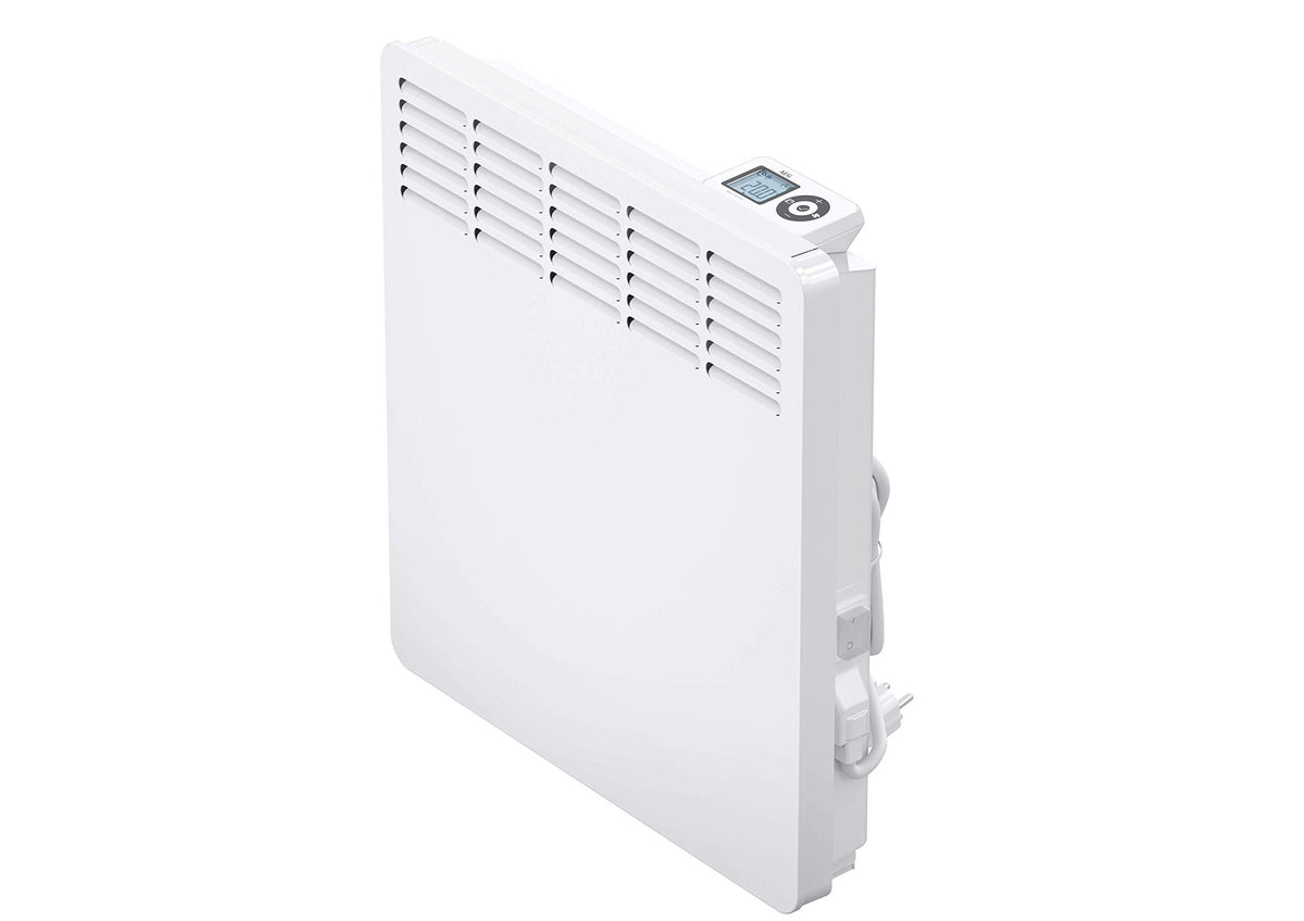 AEG Haustechnik Wall Convector WKL 1005 for approximately 10 m², heating power 1000 W, temperature range 5-30 °C, wall-mounted, LC display, weekly timer, metal, Ecodesign 2018, 236533 White