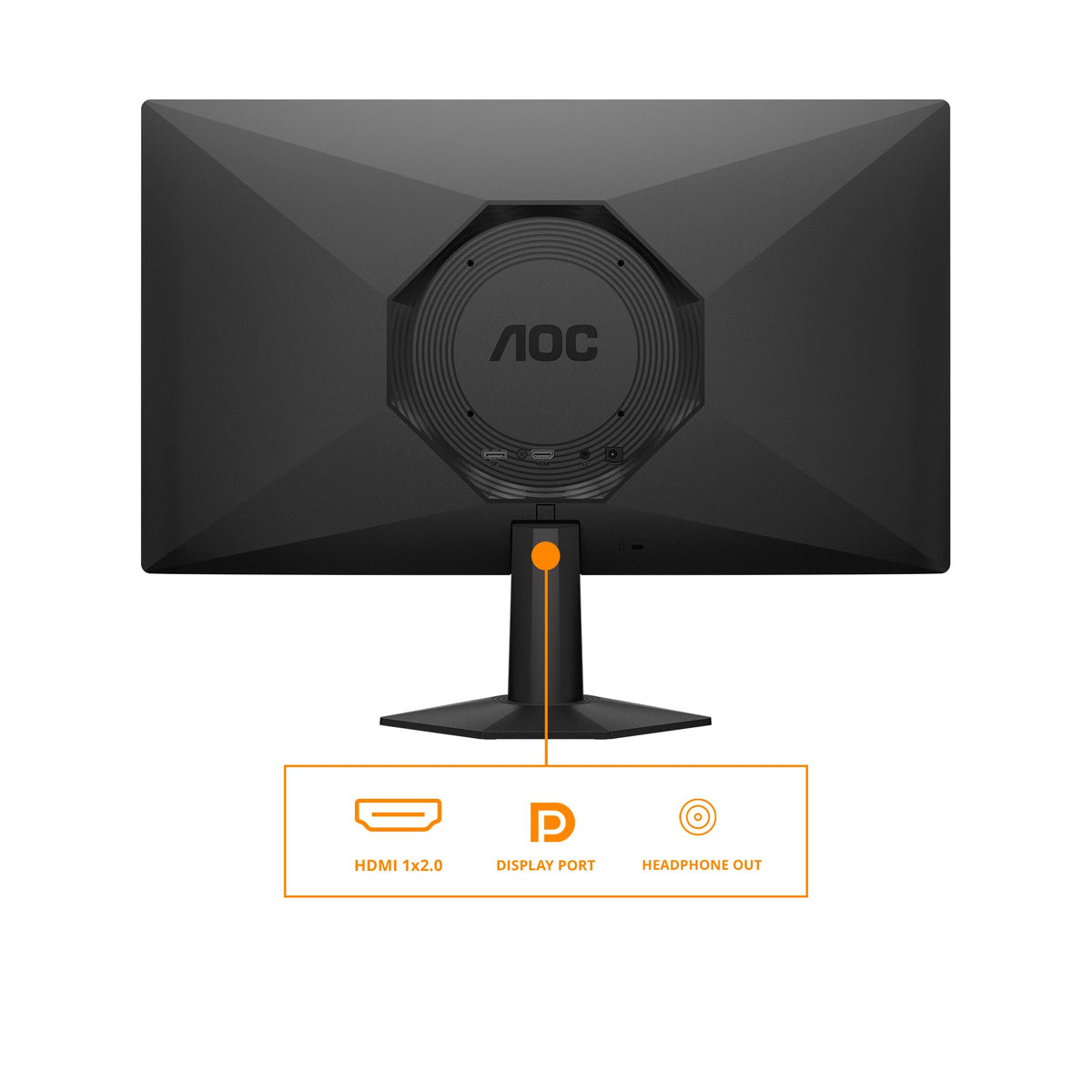 AOC 24G50FAD 24-inch FHD Monitor, 180Hz (OC, Native 144Hz), IPS Panel, 4ms GtG, Adaptive Sync, HDR10, G-Sync Compatible (1920x1080 HDMI 1x 2.0) Black