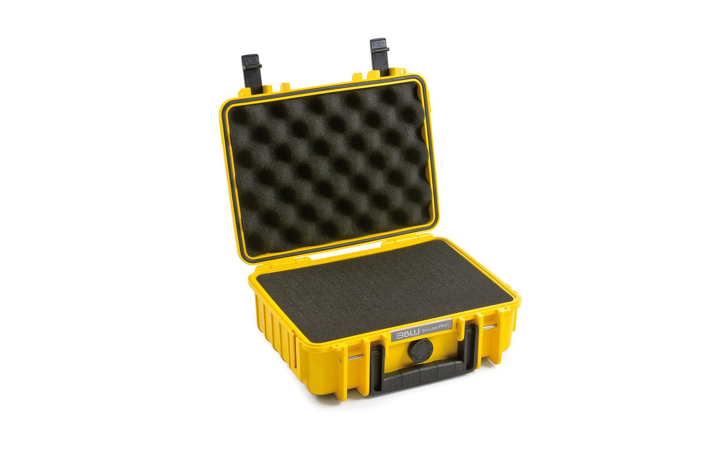 B&W International multi-purpose case Outdoor 1000 (PP.41) yellow - with cube foam - waterproof (IP67), dustproof, impact-resistant, extremely robust - 1000/Y/SI