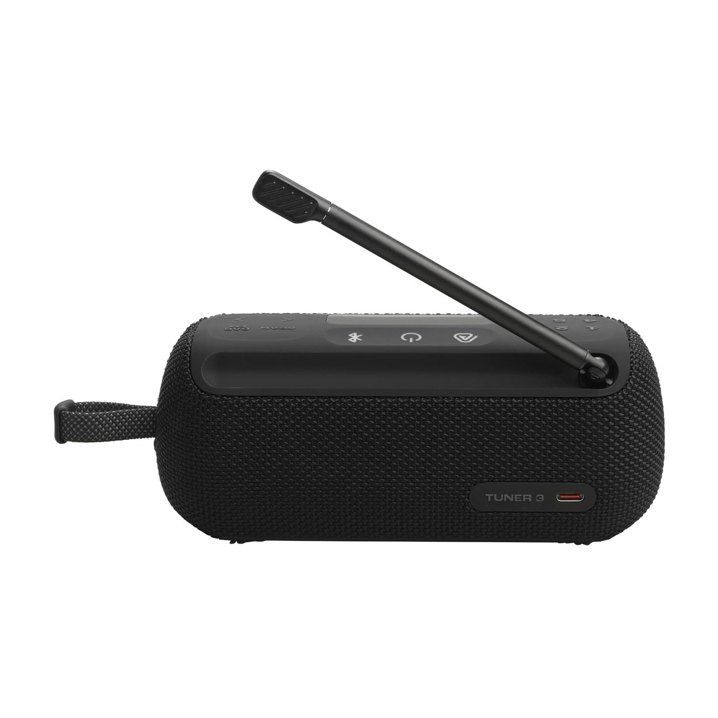 JBL Tuner 3 Portable DAB/DAB+/FM Bluetooth radio with 6 stations, up to 15 hours playback, IP68 waterproof and dustproof, Auracast multi-cast connection, compatible with JBL Portable App, black - JBLTUNER3BLK
