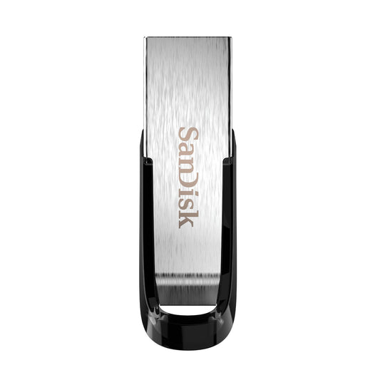 SanDisk Ultra Flair USB 3.0 Flash Drive 128GB (Durable and Elegant Metal Housing, Password Protection, 150MB/s Read) Black - SDCZ73-128G-G46