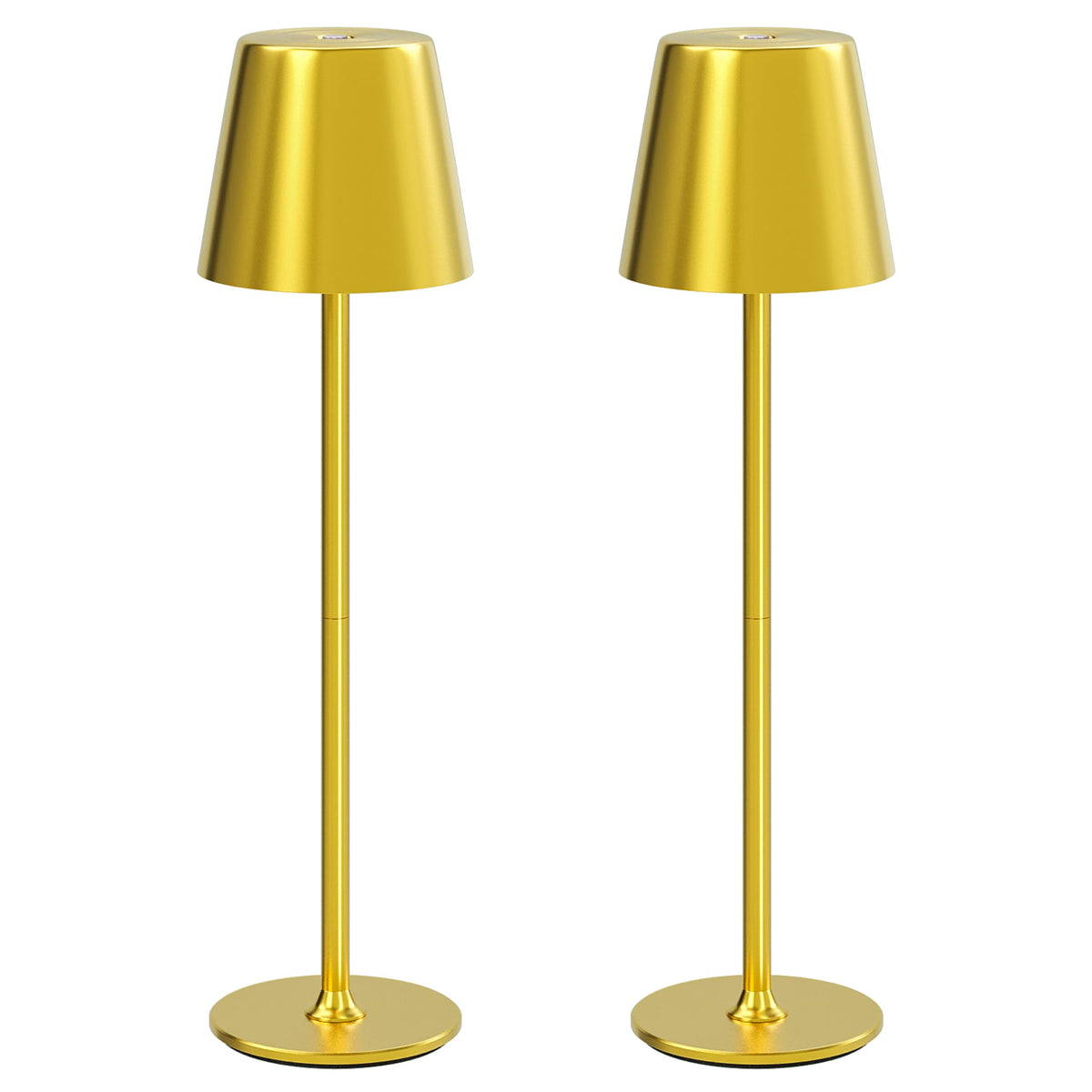 UPXNBOR LED table lamp wireless set of 2, metal table lamp outdoor and indoor - UP-WSA