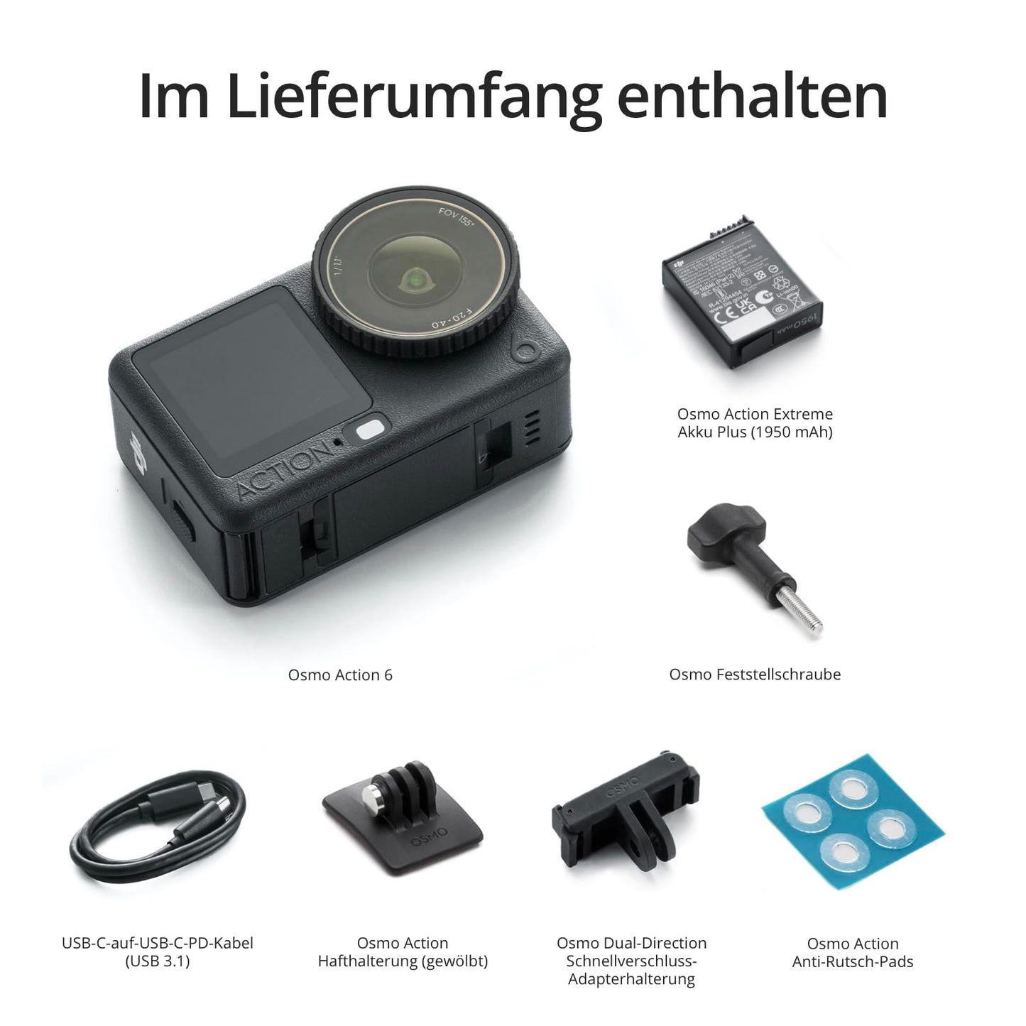 DJI Osmo Action 6 Standard-Combo - 6937224126060