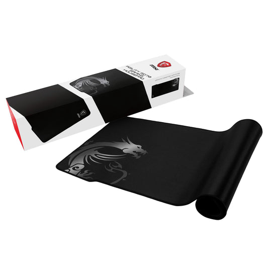 MSI Agility GD70 - XL Gaming Mousepad, gaming surface with silk texture, soft, stitched edges, non-slip base - 900 x 400 x 3 mm - J02-VXXXXX1-EB9