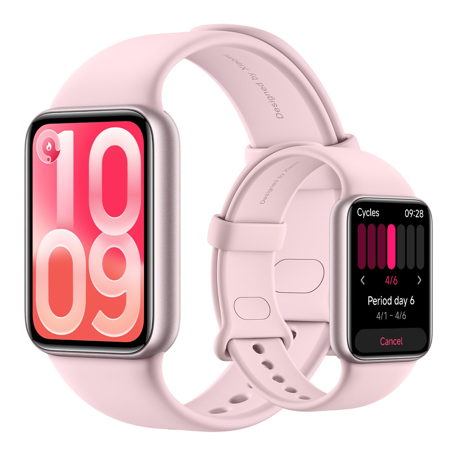 XIAOMI Smart Band 10 Pro, watch style fitness tracker for women & men, 1.74" AMOLED display, improved sleep algorithm, 21 days battery, Android & iOS, 150+ sports modes, GNSS, 5ATM, pink - BHR08WGGL