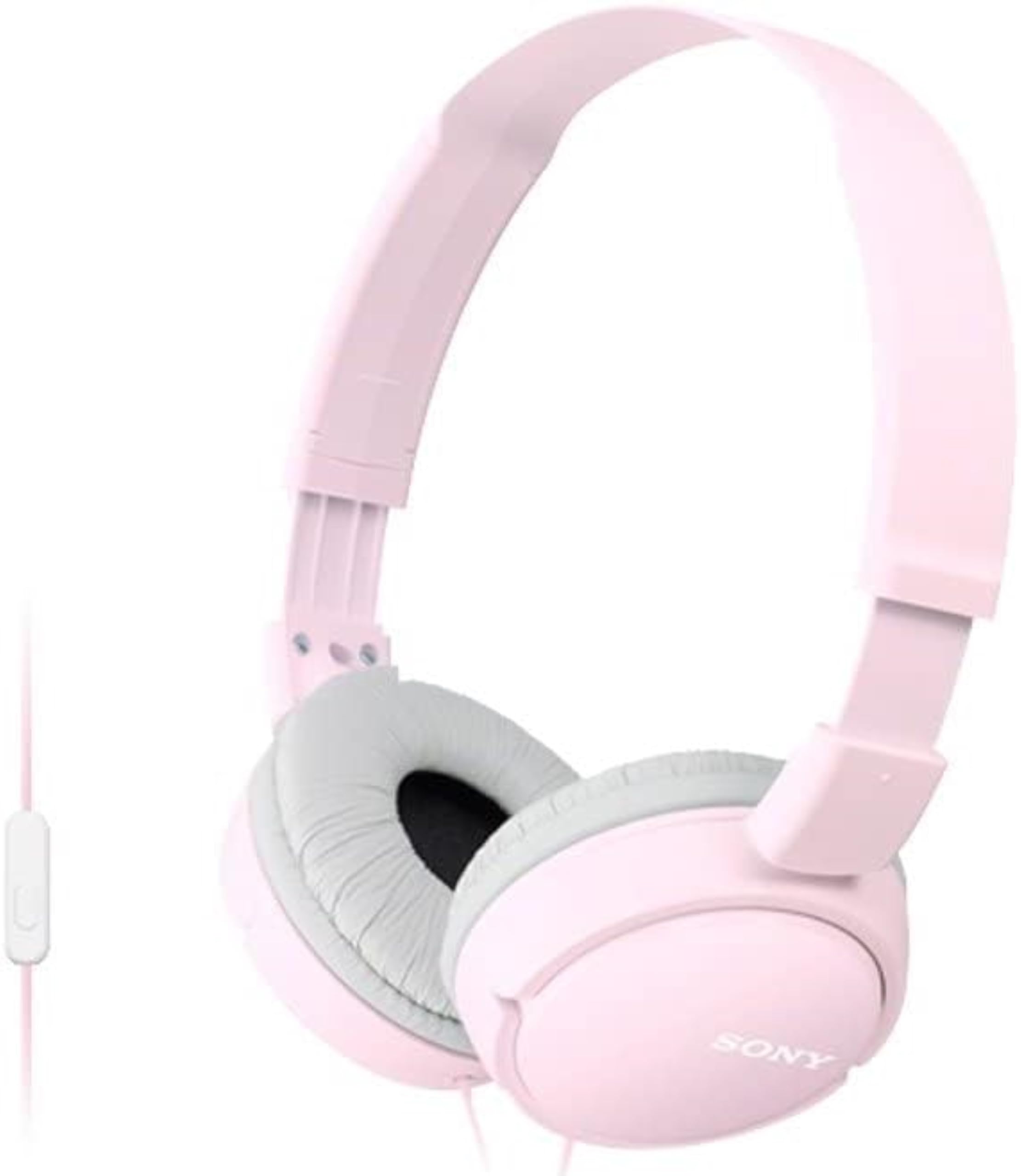 Sony MDR-ZX110AP foldable headset headphones with headset function, with microphone, pink - MDRZX110APP.CE7