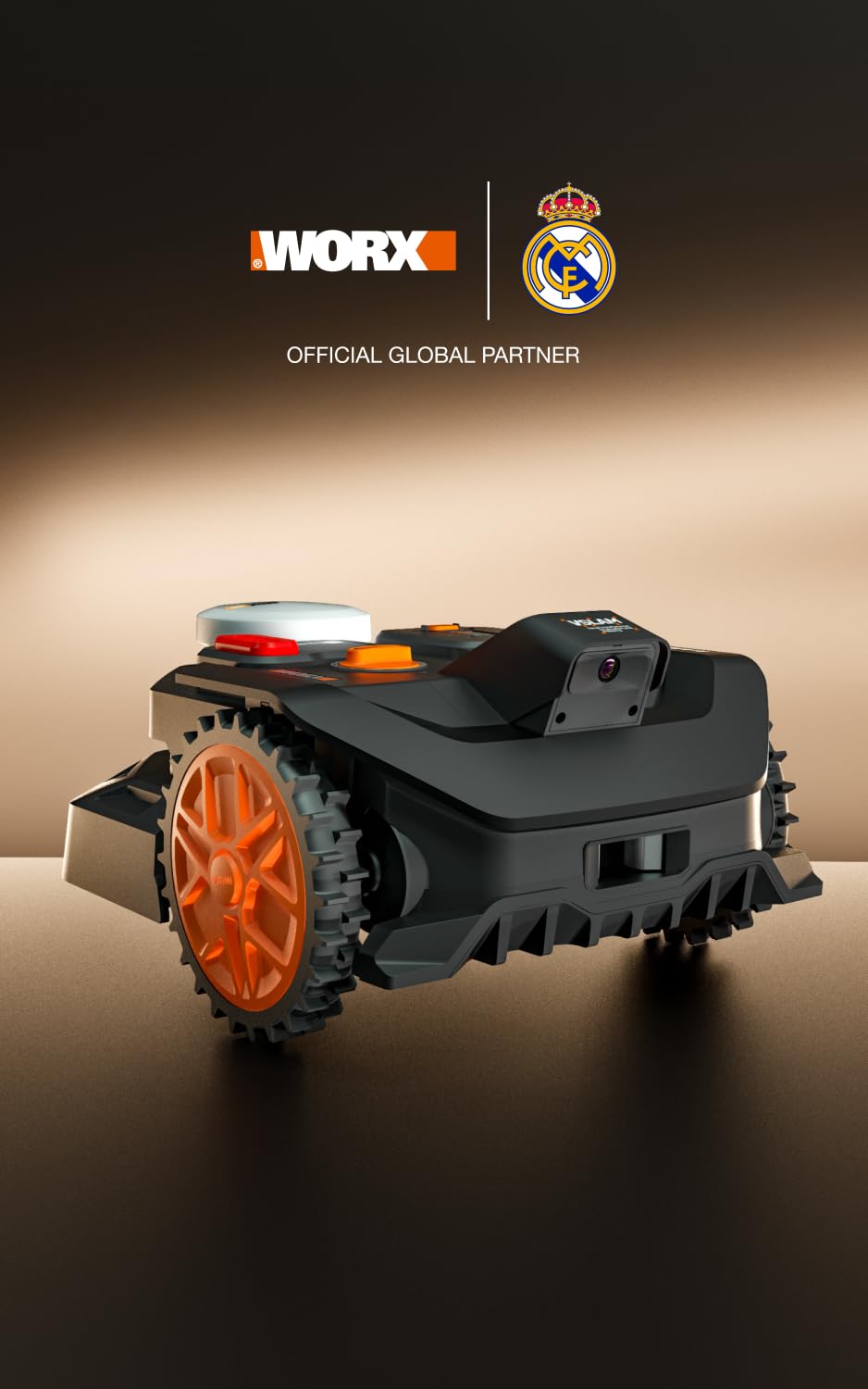 Worx Vision Cloud WR304E, robot de tăiere 2WD fără cablu de limitare, 400 m²