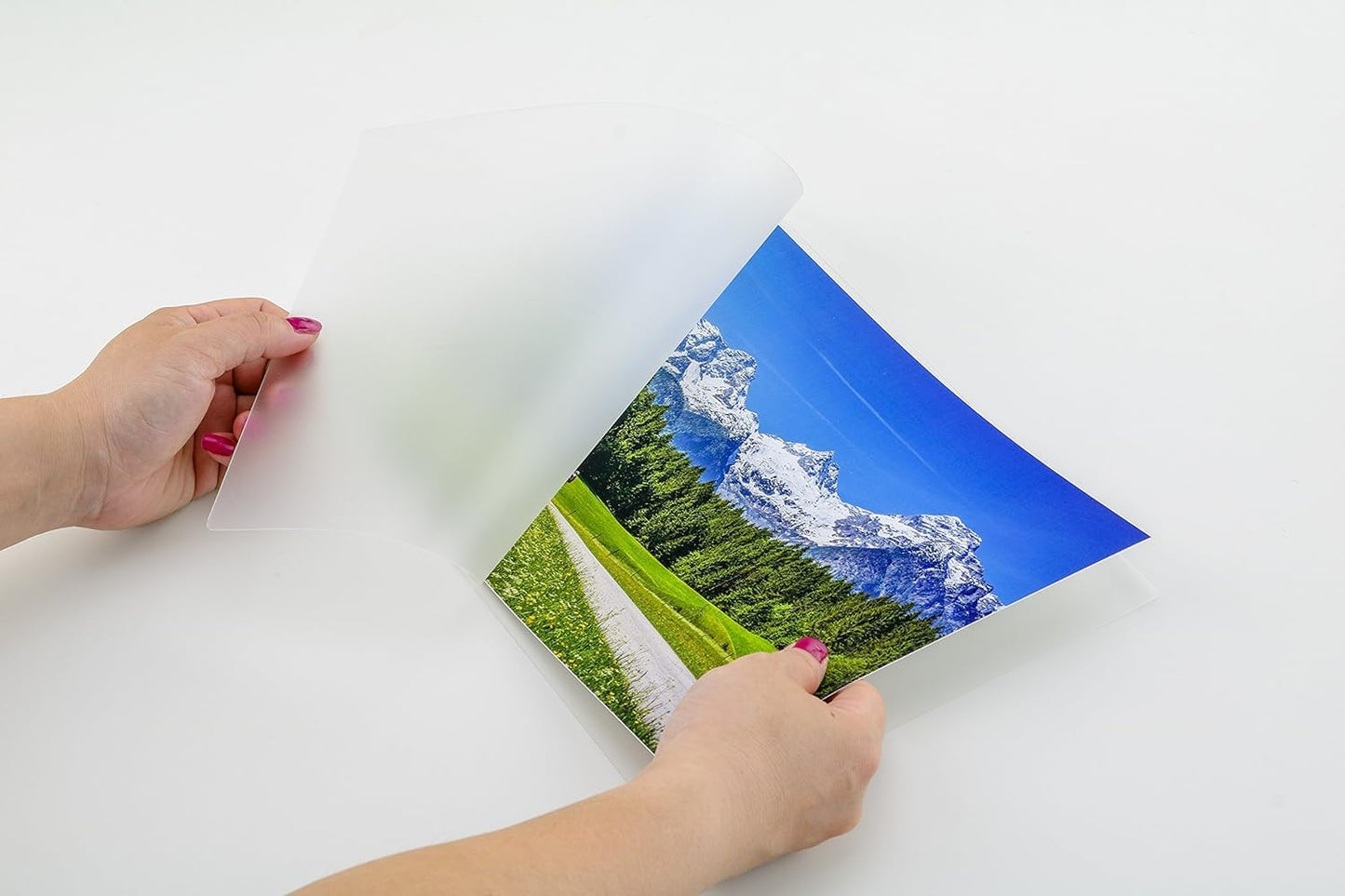Peach laminating pouches A2 50 pieces 2 x 125 mic (250 µm) glossy - ultra strong - PP525-12