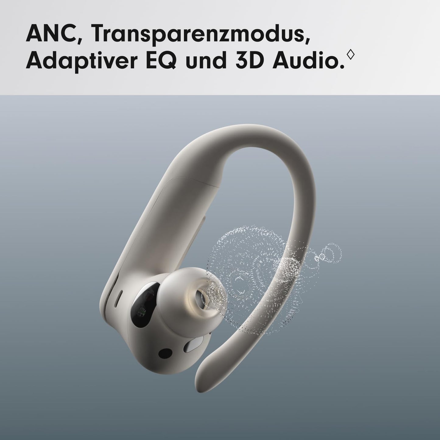 Beats Powerbeats Pro 2 wireless in-ear headphones with Bluetooth - active noise cancellation, heart rate measurement, IPX4, up to 45H with charging case, compatible with Apple & Android - Quicksand - MX733ZM/A