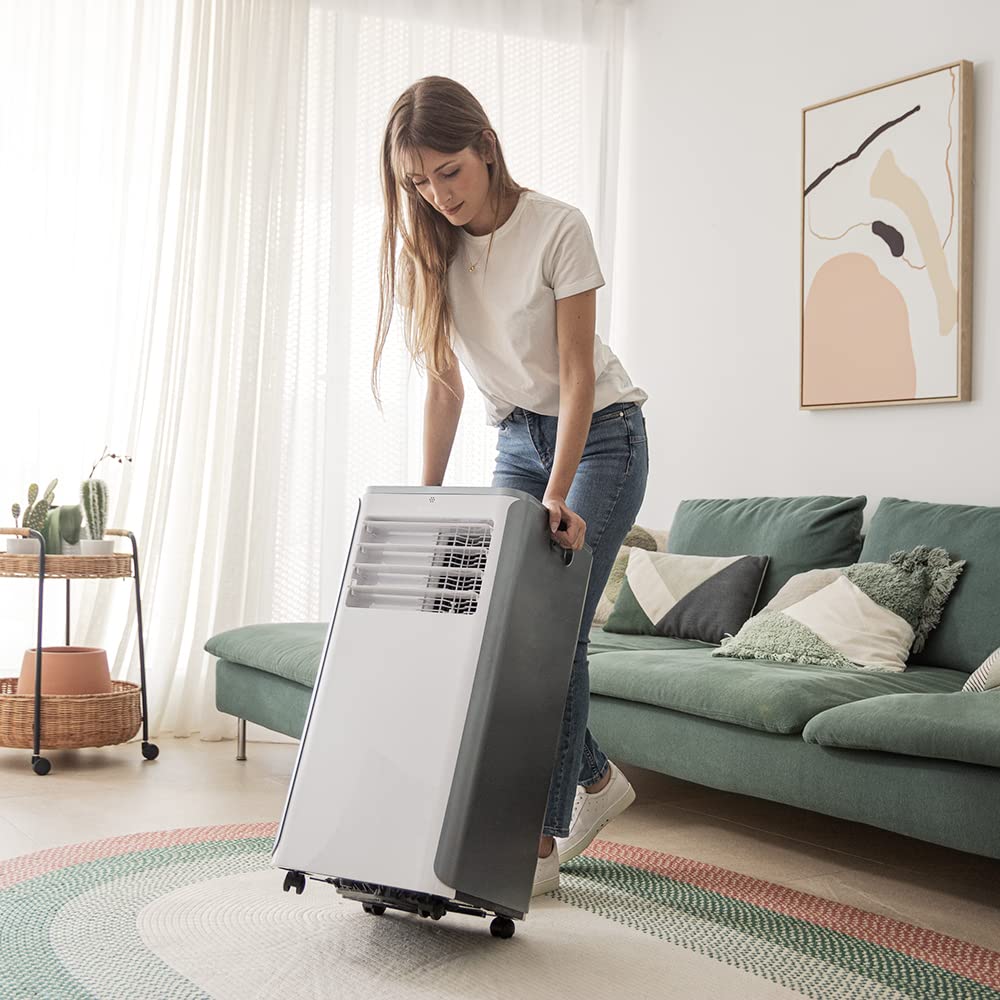 Cecotec portable air conditioner with remote control and heat pump ForceClima 9400. 9000 BTU, LED display, 5 modes, dehumidification function, coverage 25 m² - 08174