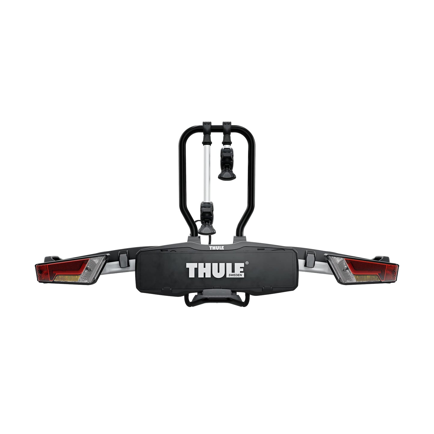 Thule EasyFold XT bicycle carrier, bicycle carrier towbar black/aluminum, 2 bikes - 933100