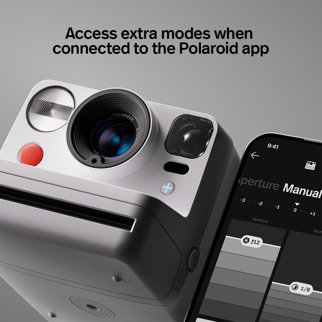 Polaroid – Now+ Generation 3 – Instant Camera with Bluetooth Connection – White (9161) - 009161