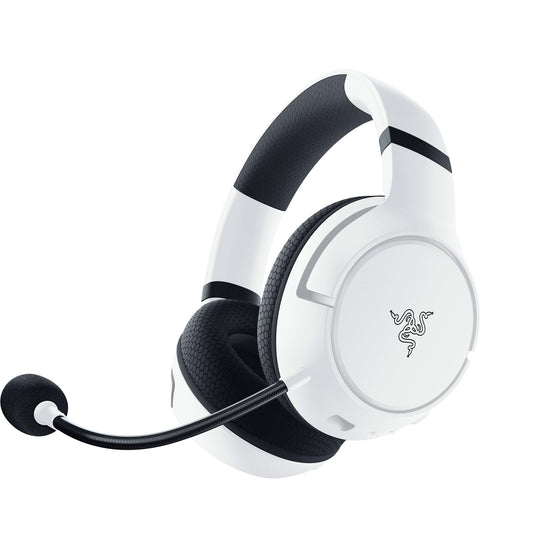 Razer Kaira - Căști de gaming fără fir pentru Xbox Series X (driveri Triforce Titanium de 50mm, microfon HyperClear Cardioid, Xbox Wireless, Windows Sonic) Alb Mercur - RZ04-03480200-R3M1