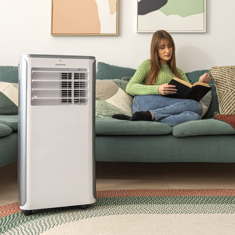 Cecotec portable air conditioner with remote control and heat pump ForceClima 9400. 9000 BTU, LED display, 5 modes, dehumidification function, coverage 25 m² - 08174