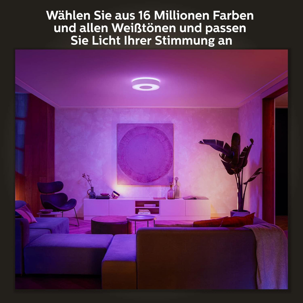 Philips Hue Infuse Plafonieră, Iluminat interior, M, Alb - 915005997201