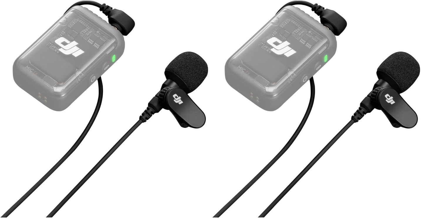 DJI Lavalier Mic, Compatible Mic 2, Mic (Pack of 2) - CP.RN.00000331.01