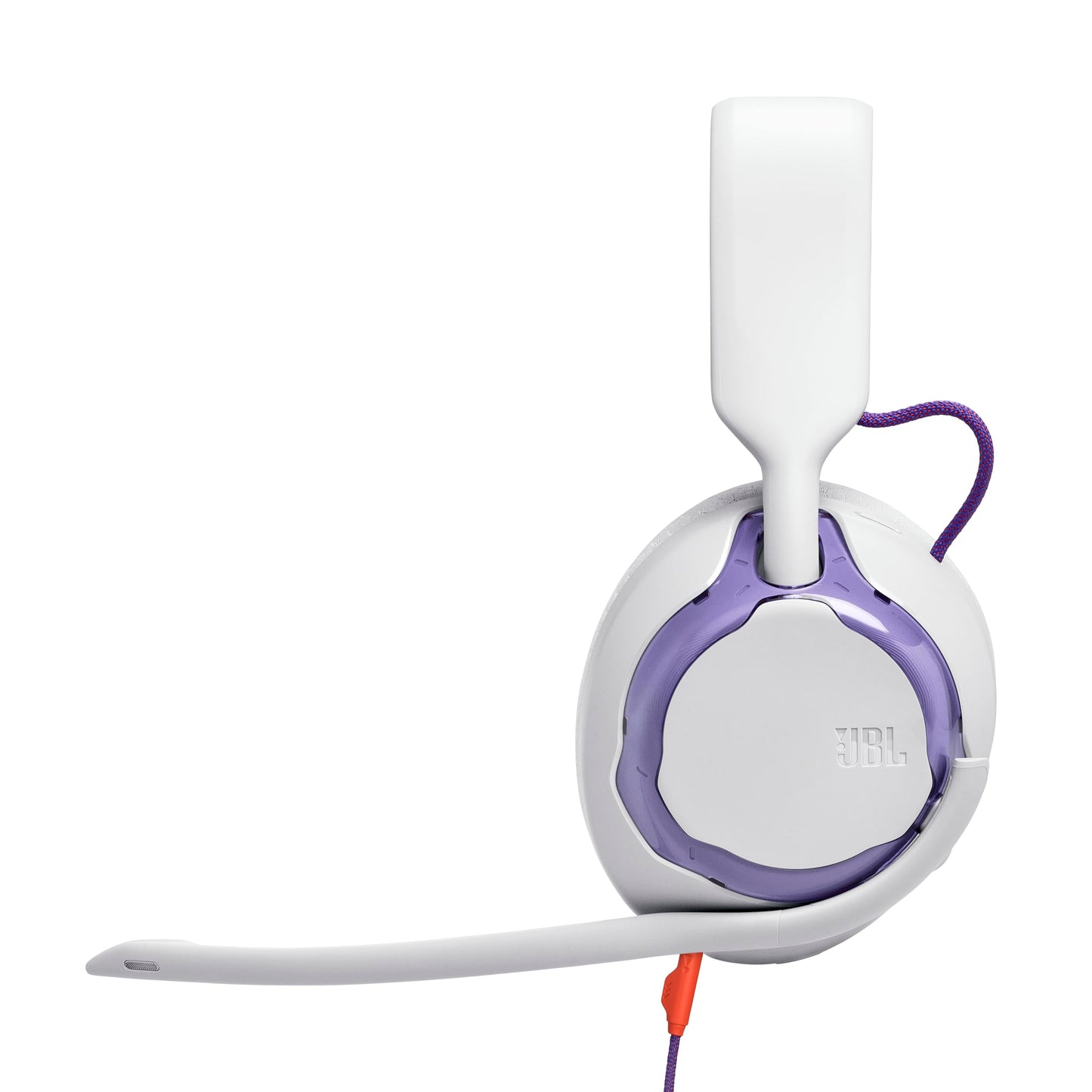 JBL Quantum 250 Wired Over-Ear Gaming Headphones, JBL Quantum Spatial Sound, Noise Canceling Microphone, 3.5mm Cable, Compatible with Apple/PC/Xbox/PlayStation/Nintendo Switch, White - JBLQTUM250WHT