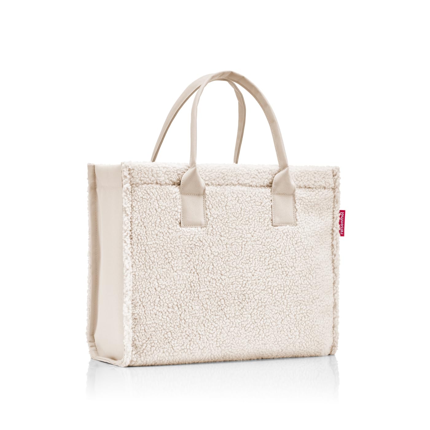 reisenthel daily shopper teddy sand – modern, straightforward shopper for every occasion - practical handbag, large enough for your purchases and everyday items - DN1042