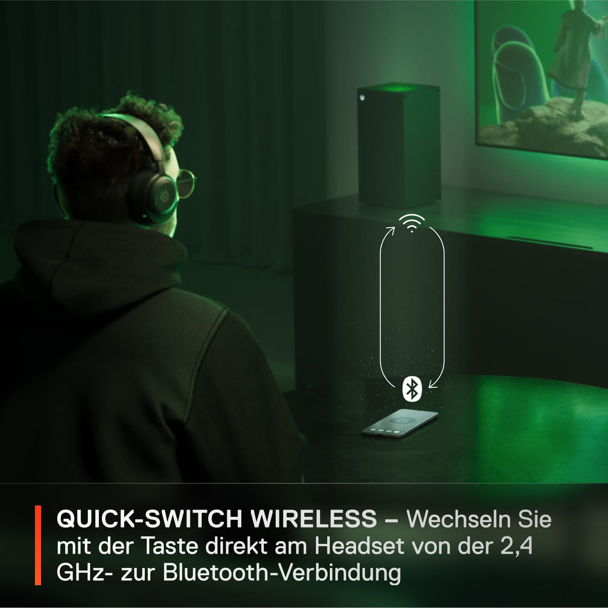 SteelSeries Arctis Nova 5X Wireless Xbox Gaming Headset – For Xbox, PS, PC, Mobile – Magnetic Neodymium Drivers – 100+ Audio Presets – 60 Hours Battery Life – 2.4 GHz / BT – ClearCast Gen2.X Mic - 61676