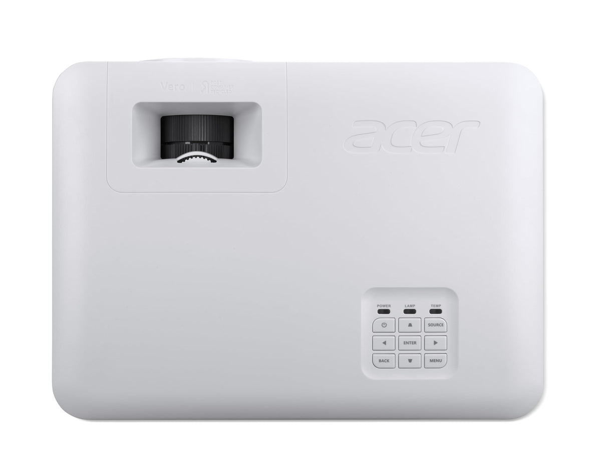 Acer Vero HL6510ATV DLP Laser Projector (1080p Full HD (1,920 x 1,080 Pixels) 5,000 ANSI Lumens, 50,000:1 Contrast, 3D, Keystone, Lens Shift, 1x 10 Watt Speaker, HDMI (HDCP) White, Home Cinema - MR.JWT11.006