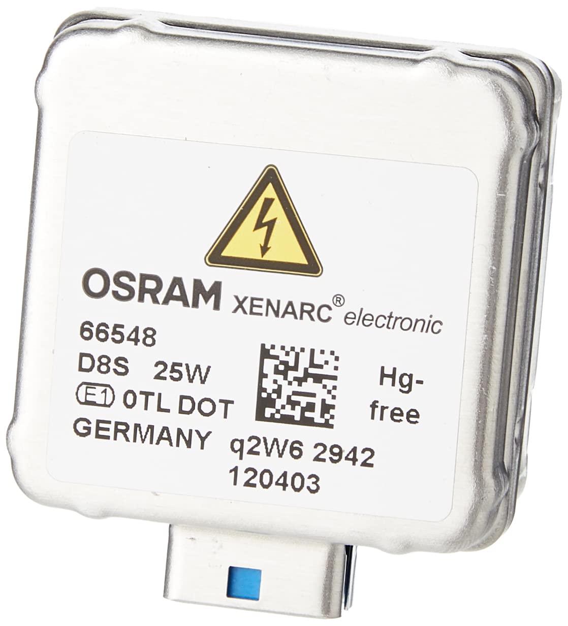 Osram 66548 XENARC Frontscheinwerfer D8S, 1er Faltschachtel, Hellblau (Packung mit 2) - ZOXD8S