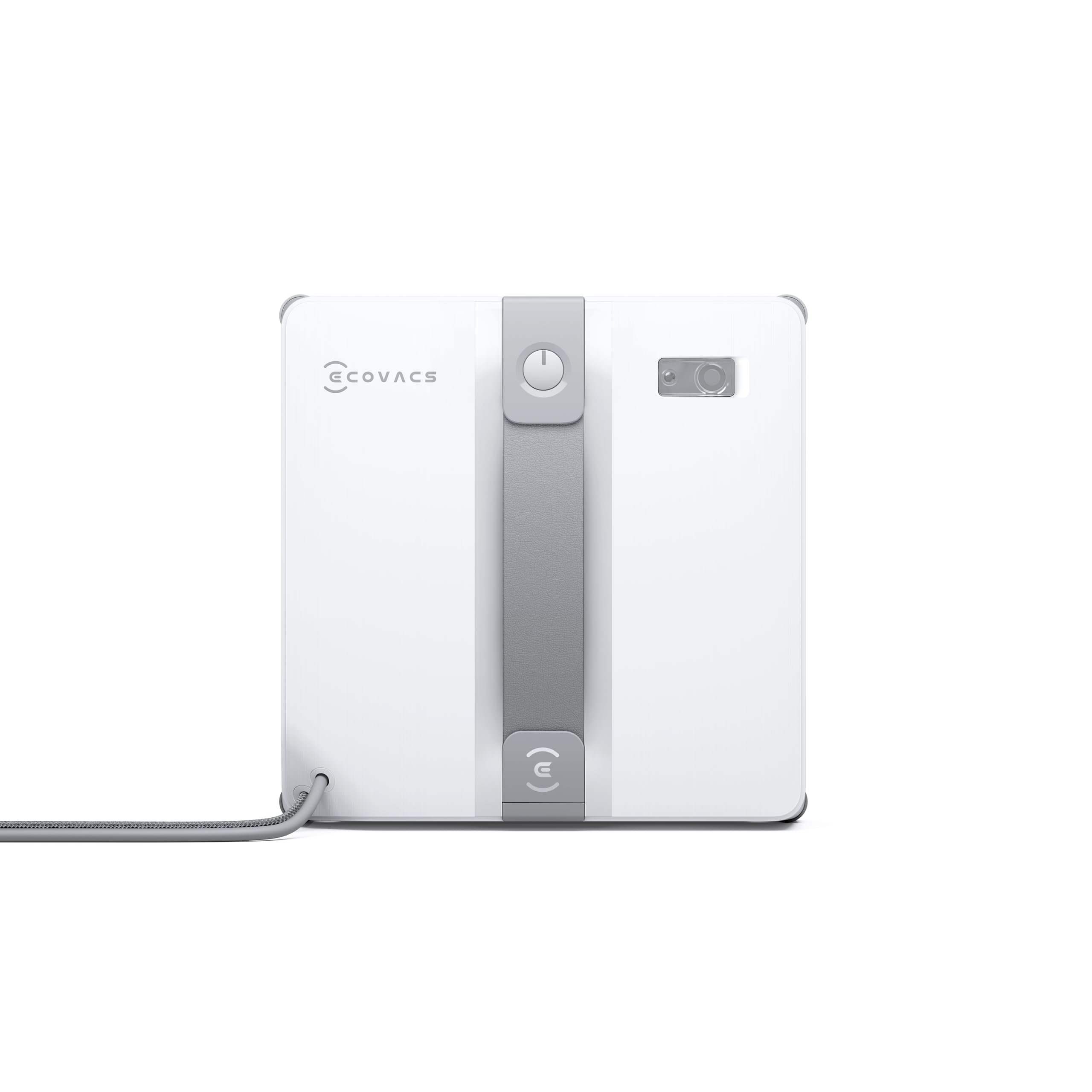 Robot de curățare geamuri ECOVACS WINBOT Mini, design compact, duze duble cu atomizare ultrasonică, sistem de protecție cu 9 niveluri, planificare inteligentă a traseului, 4 moduri de curățare, sistem anti-alunecare, gri