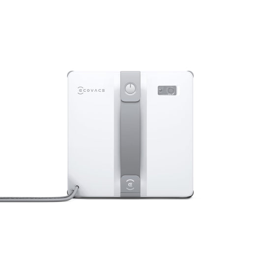 Robot de curățare geamuri ECOVACS WINBOT Mini, design compact, duze duble cu atomizare ultrasonică, sistem de protecție cu 9 niveluri, planificare inteligentă a traseului, 4 moduri de curățare, sistem anti-alunecare, gri