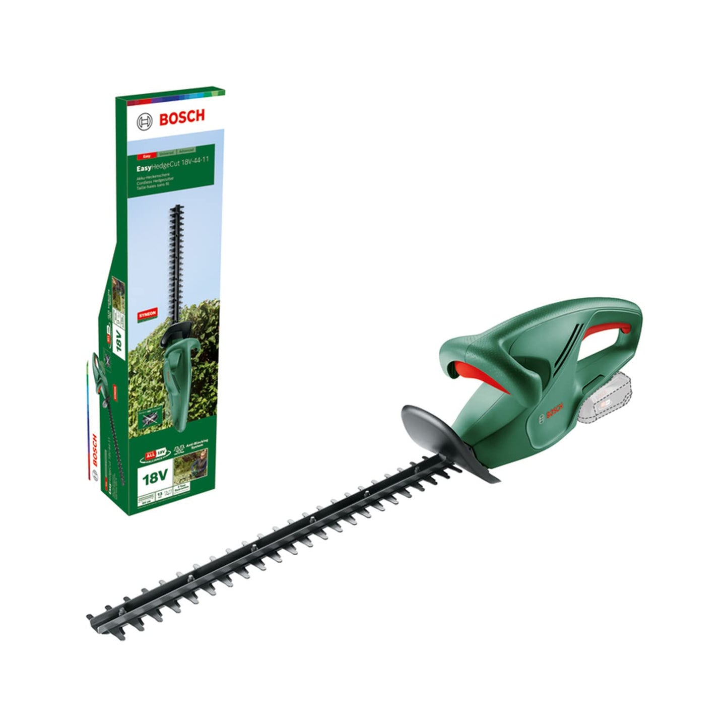 Bosch cordless hedge trimmer EasyHedgeCut 18V-44-11 (without battery/charger) - 0600849H06