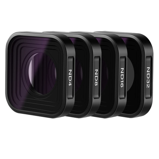 NEEWER 4 Pack ND Filter Kit, Multicoated Neutral Density Lens Filter Set (ND4/8/16/32) with Aluminum Frame & Optical Glass Compatible with GoPro Hero 13 / 12 / 11 / 10 / 9 - 10101888