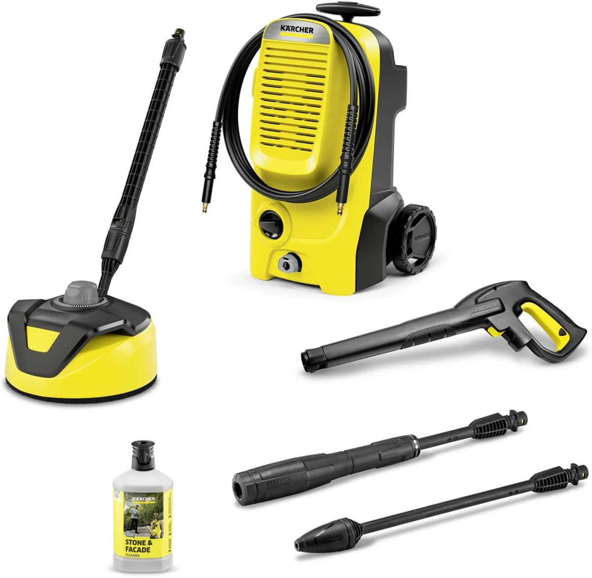 Kärcher High Pressure Cleaner K 5 Classic Home, Pressure: 145 bar, Flow Rate: 500 l/h, Area Performance 40 m²/h - 1.950-702.0