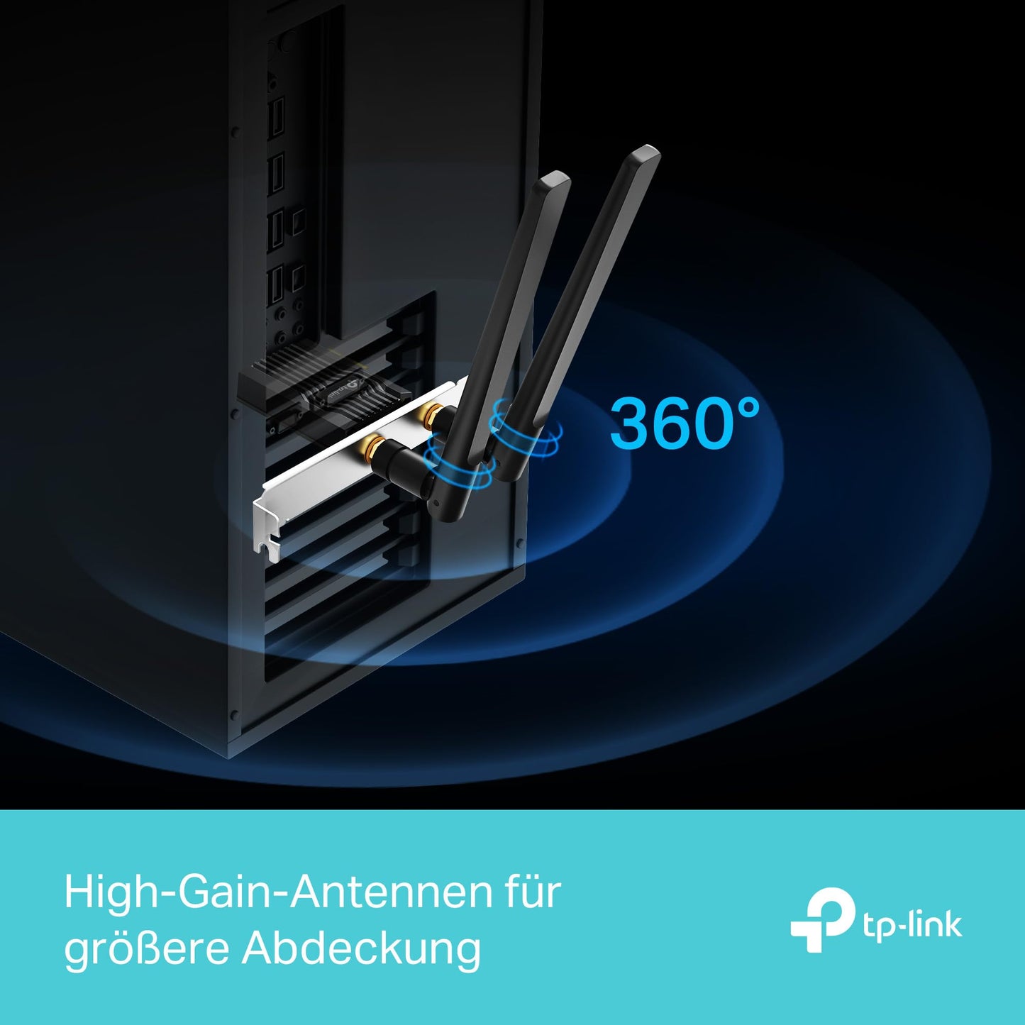 TP-Link Archer TX55E AX3000 Wi-Fi 6 Bluetooth 5.2 PCIe-Adapter