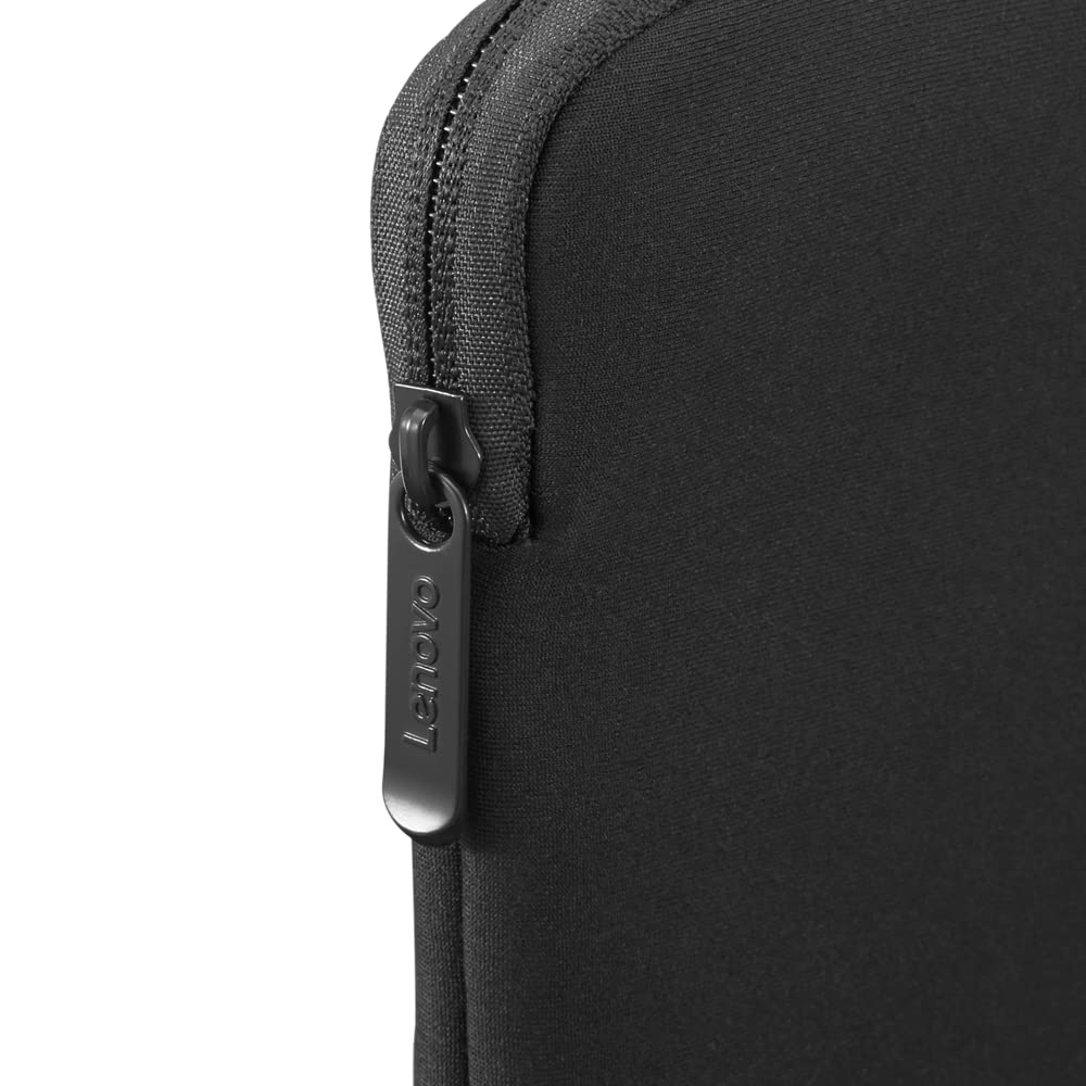 Lenovo Basic Husa pentru Laptop 14 inch Notebook/Tabletă compatibilă cu MacBook Air/Pro Material Neopren - Fleece moale interior - Deschidere cu fermoar în partea de sus - Negru - GX41K07563