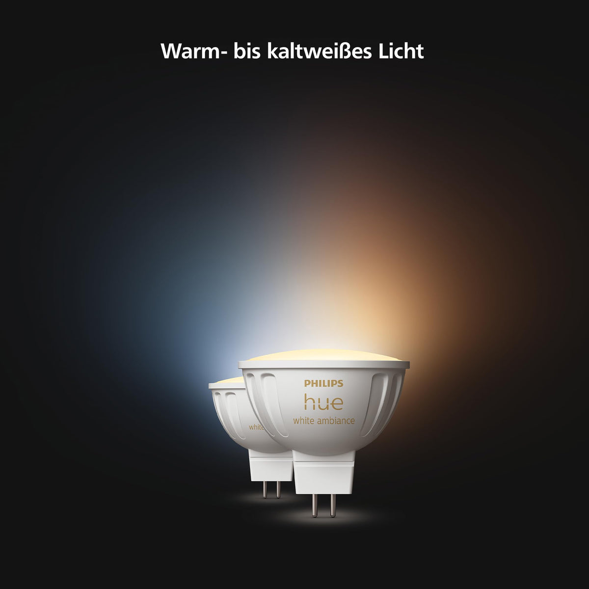 Philips Hue MR16 LED Lamp, 2 Pack - 929003575202