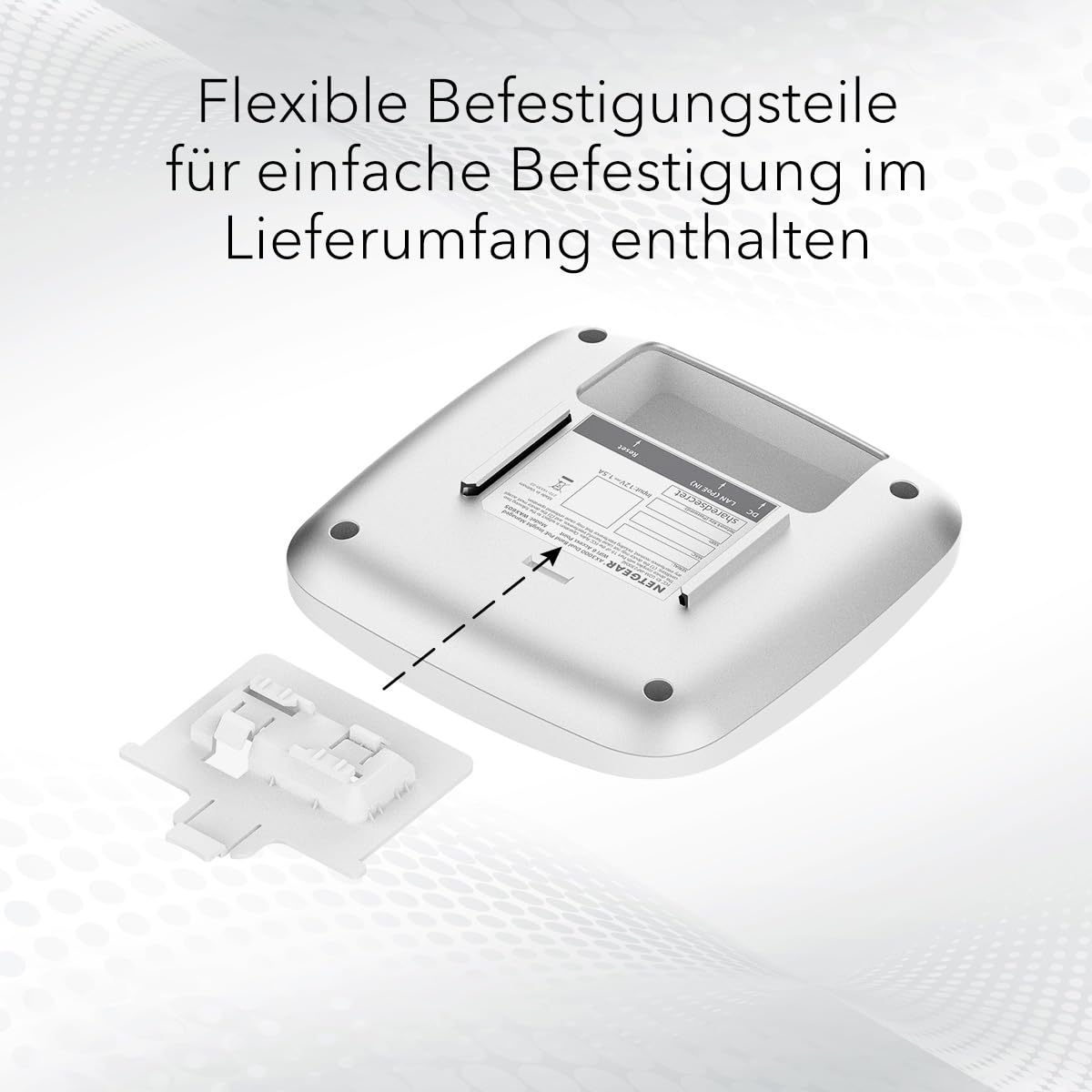 NETGEAR Wireless Access Point (WAX605) – WiFi 6 Dualband AX3000 speed | Supports up to 256 client devices | 802.11ax | Mesh | Power supply via PoE or power adapter - WAX605-100EUS