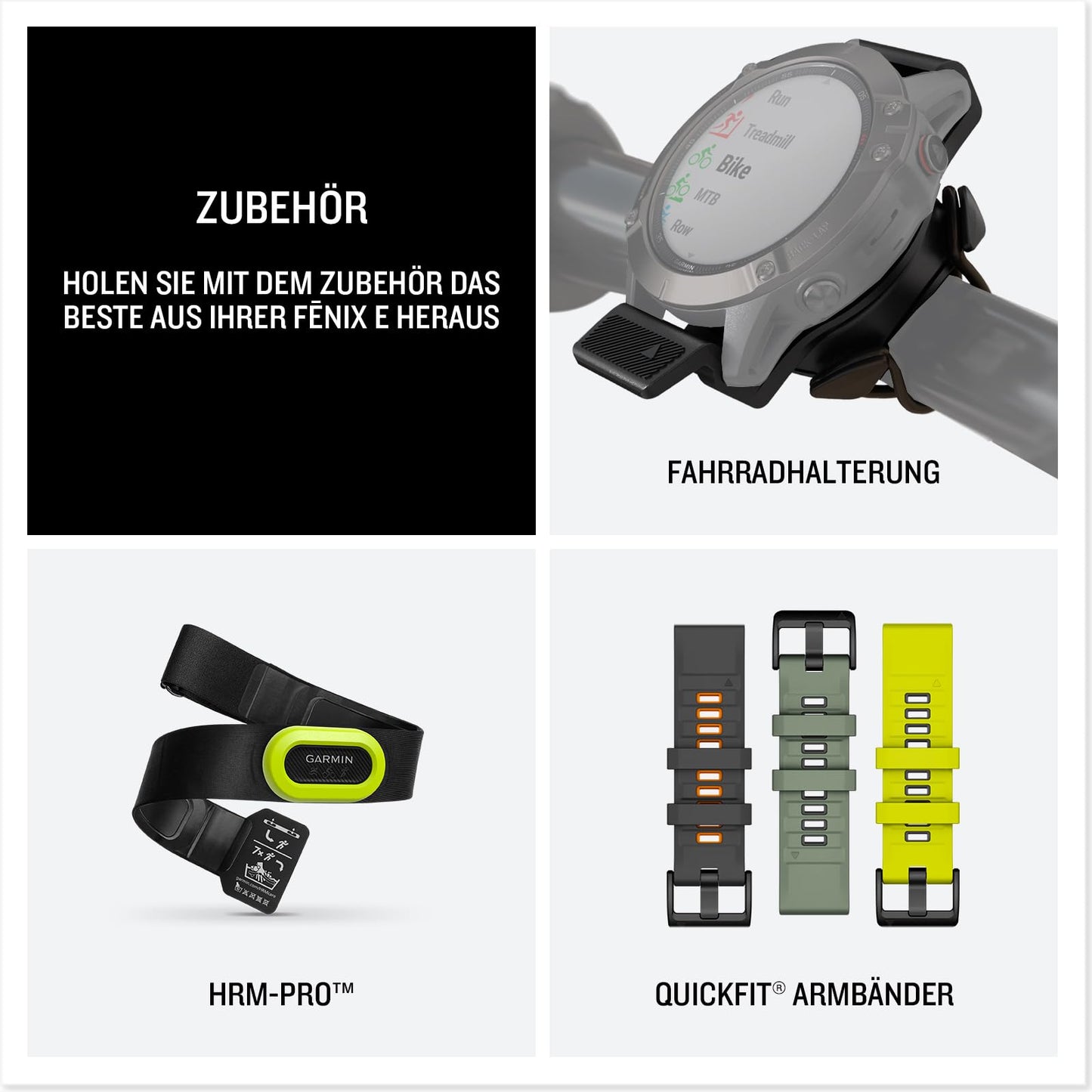 Garmin fēnix E 47mm – GPS multisport smartwatch with 1.3" AMOLED touch/button display, TOPO maps, over 80 pre-installed sports apps, Music Pay - 010-03025-00