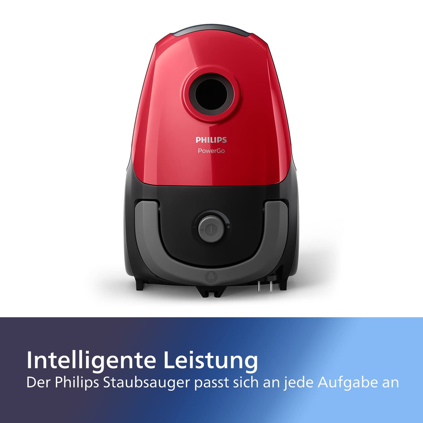PHILIPS Series 2000 Bagged Vacuum Cleaner - 900W Vacuum Cleaner with Allergy Filter, 9m Operating Radius (FC8243/09)