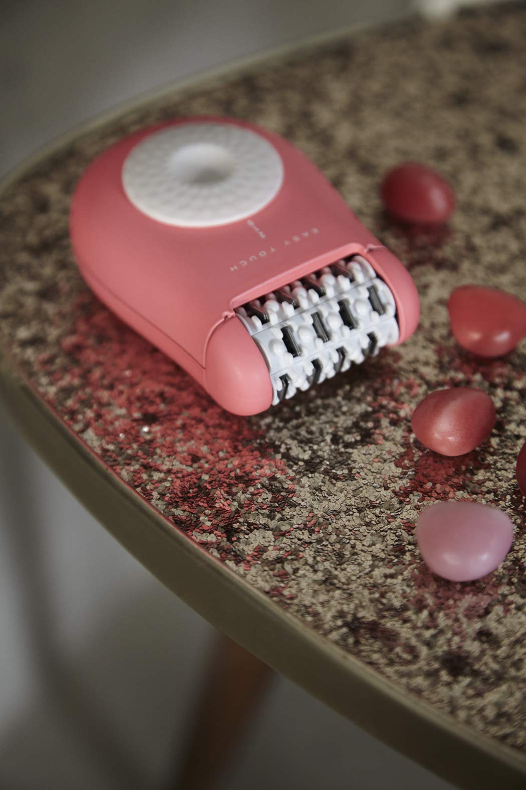 Rowenta Easy Touch EP1110F0 - Epilator electric, roz pastel/alb