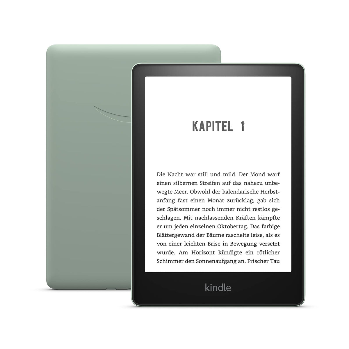 Certificat și recondiționat Kindle Paperwhite (16 GB) – Acum cu display de 6,8 inci (17,3 cm) și temperatură de culoare ajustabilă – cu reclame - Verde Agave - M2L3EK