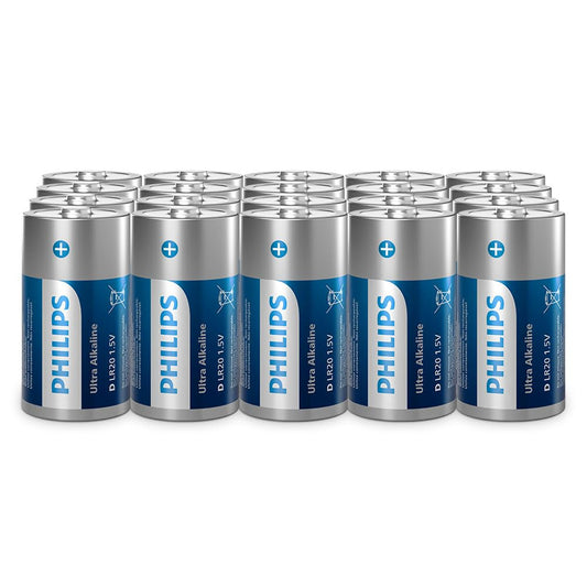 Philips Ultra Alkaline D 20-Pack LR20E20BB/01