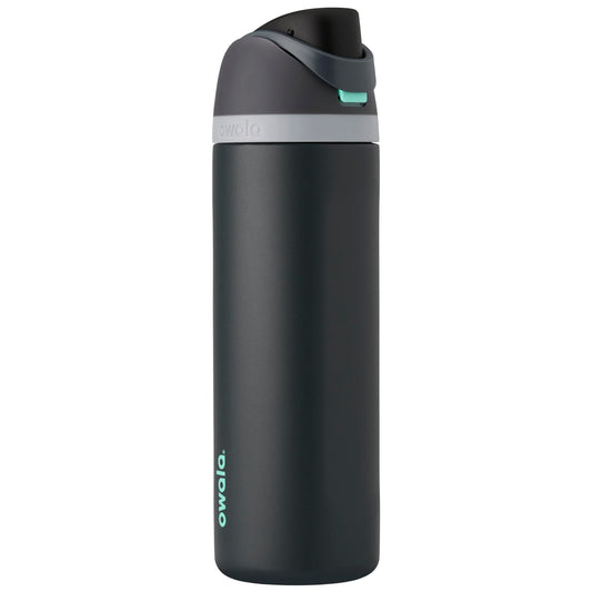 Owala FreeSip Insulated Stainless Steel Drinking Bottle with Straw, 710ml - BPA Free, Ideal for Sports, Fitness, Outdoor and Travel, Foggy Tide - C06157