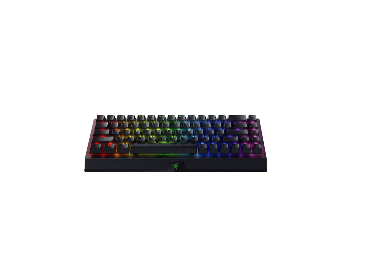 Razer BlackWidow V3 Mini HyperSpeed (Yellow Switch) - Tastatur de gaming mecanică wireless de 65% (Switch-uri mecanice silențioase, Bluetooth, USB-C) cu layout QWERTY US | Negru - RZ03-03890100-R3M1