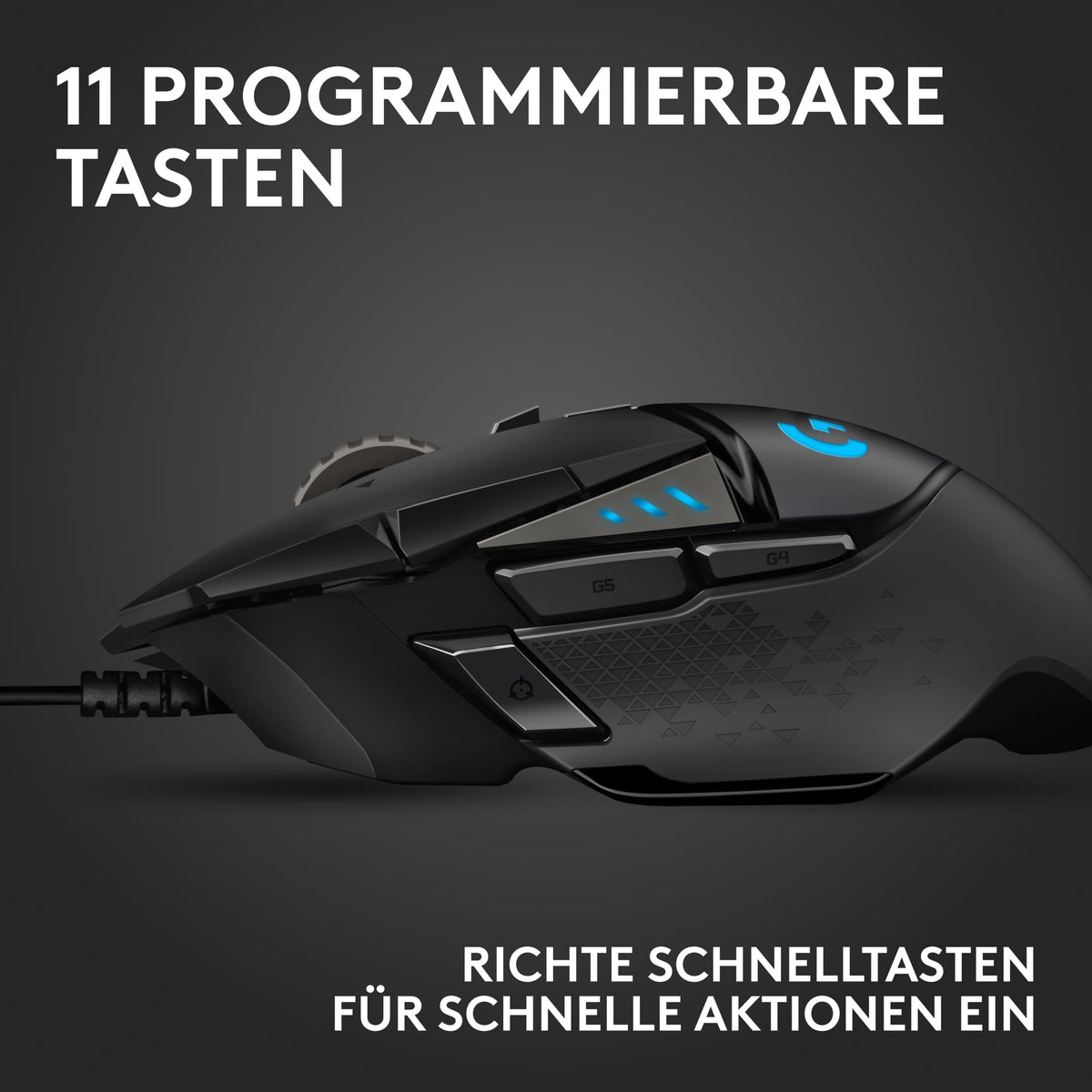 Logitech G G502 HERO Mouse de gaming de înaltă performanță - 910-005470
