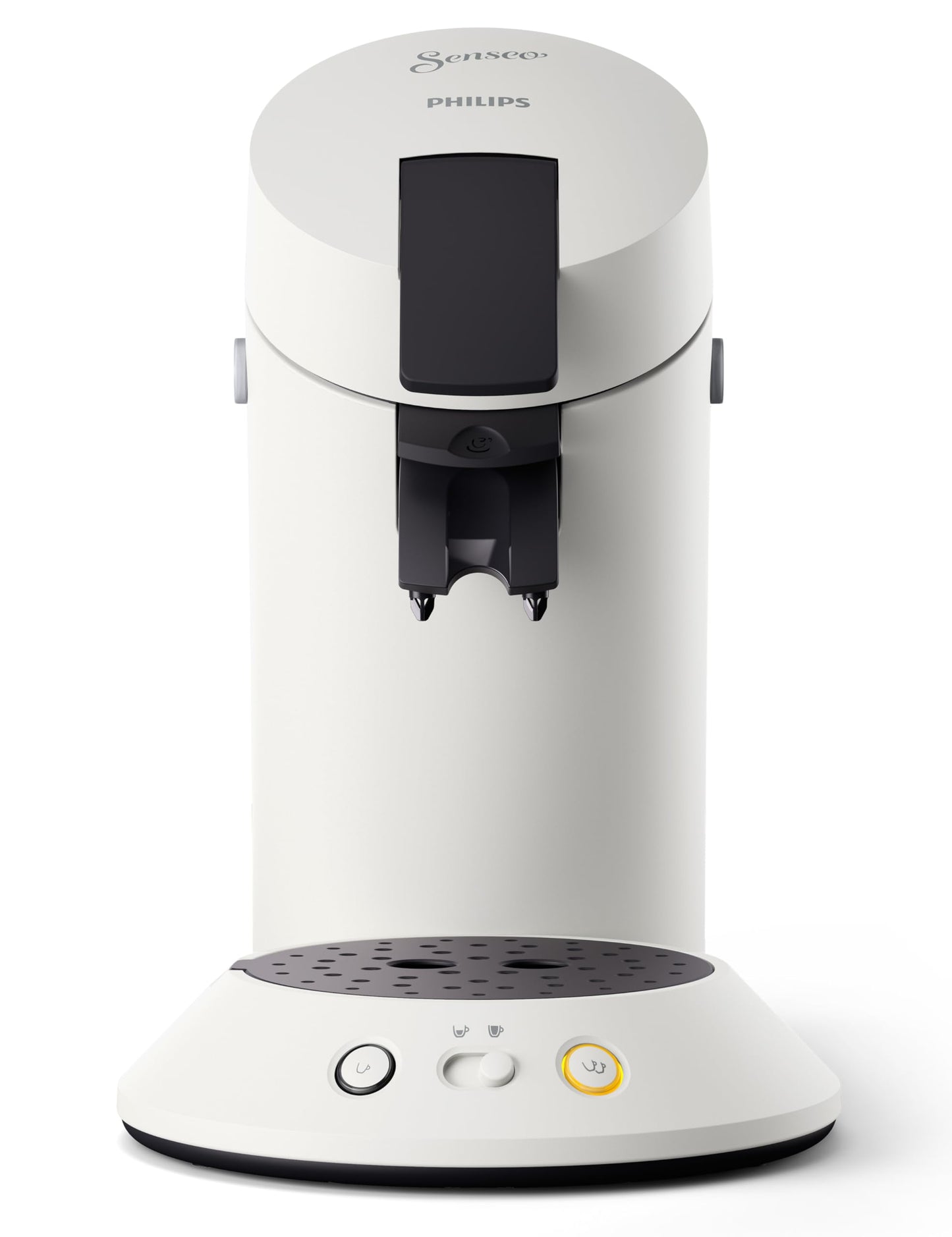 Philips Senseo Original Plus coffee pad machine (choice of coffee strength, coffee boost technology, made of recycled plastic), white CSA210/10