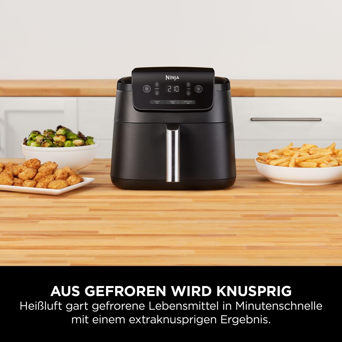 Ninja air fryer 4.7L 3in1 air fryer deep fryer hot air fryer - AF110EU