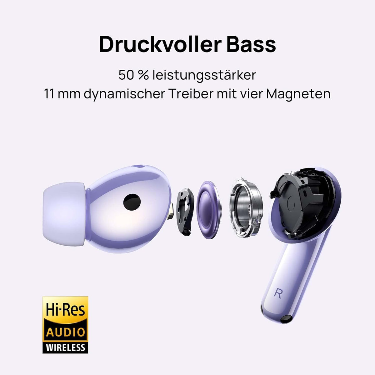 HUAWEI FreeBuds 6i Wireless Earbuds, White - Orca-T100