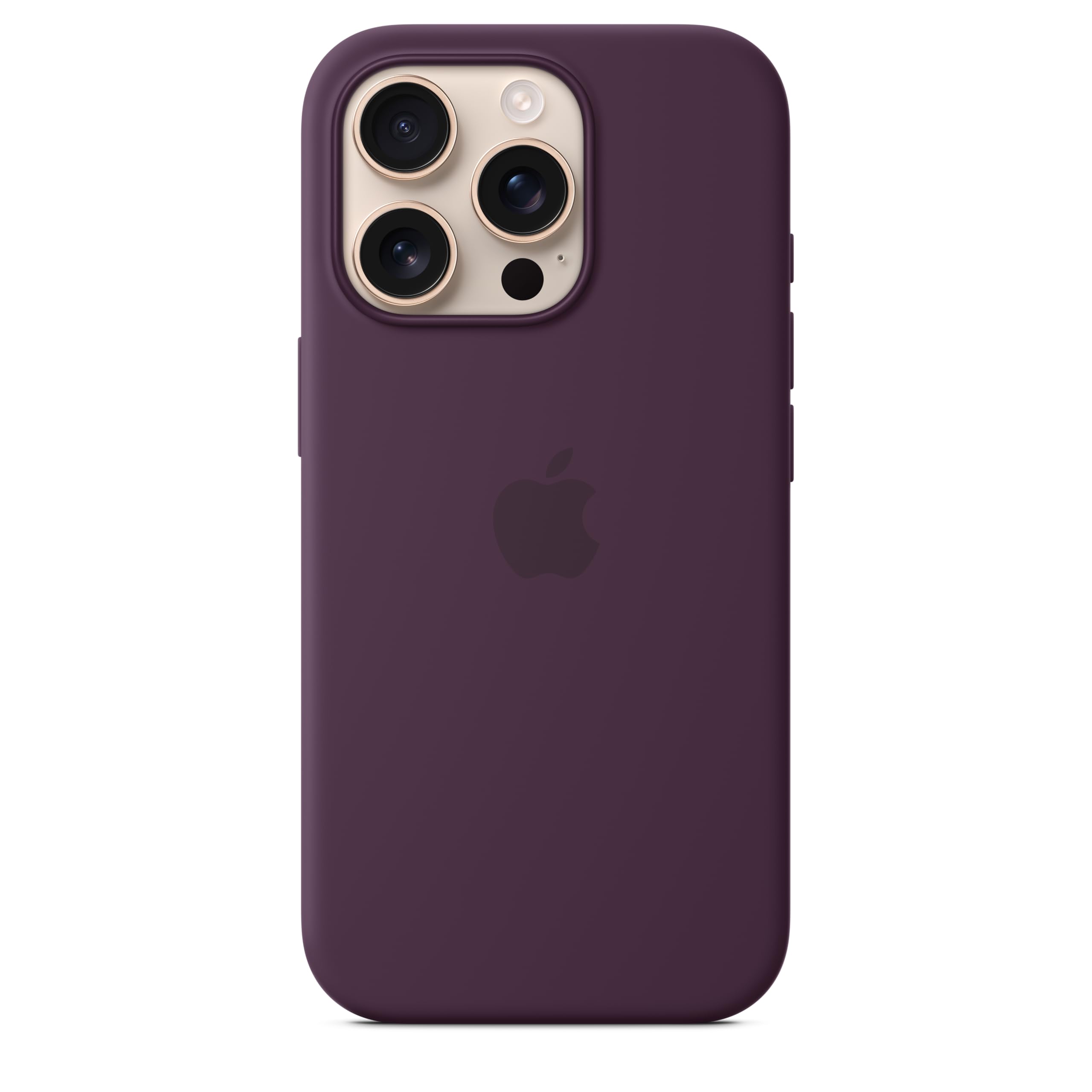 Apple iPhone 16 Pro Silicone Case with MagSafe - Plum  - MYYM3ZM/A
